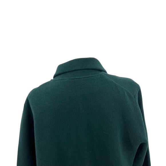 J. Crew Sophie Open-Front Sweater-Blazer Old Forest Green Merino Wool Size Small - Picture 11 of 15